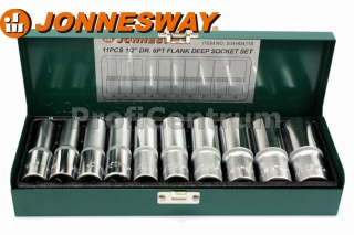 Nástrčné kľúče dlhé 10-24mm 1/2' JONNESWAY