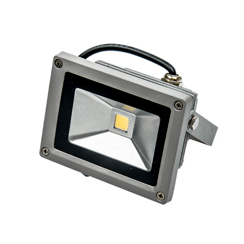LED reflektor 30W - šedá - studená biela 