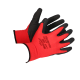 Pracovné rukavice PROTECT2U červené S10