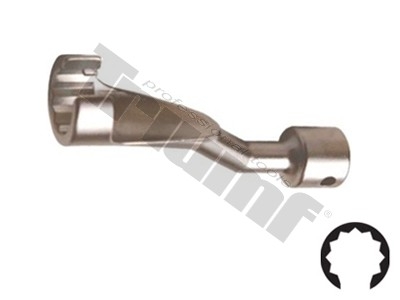 Vyhnutý kľúč na palivové potrubia, 1/2" vstup 17 mm TRIUMF