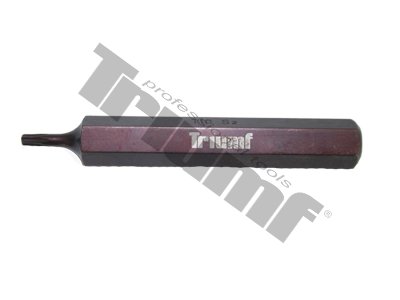 Bit Torx nevŕtaný, 10 mm driek, dĺžka 75 mm T20 TRIUMF