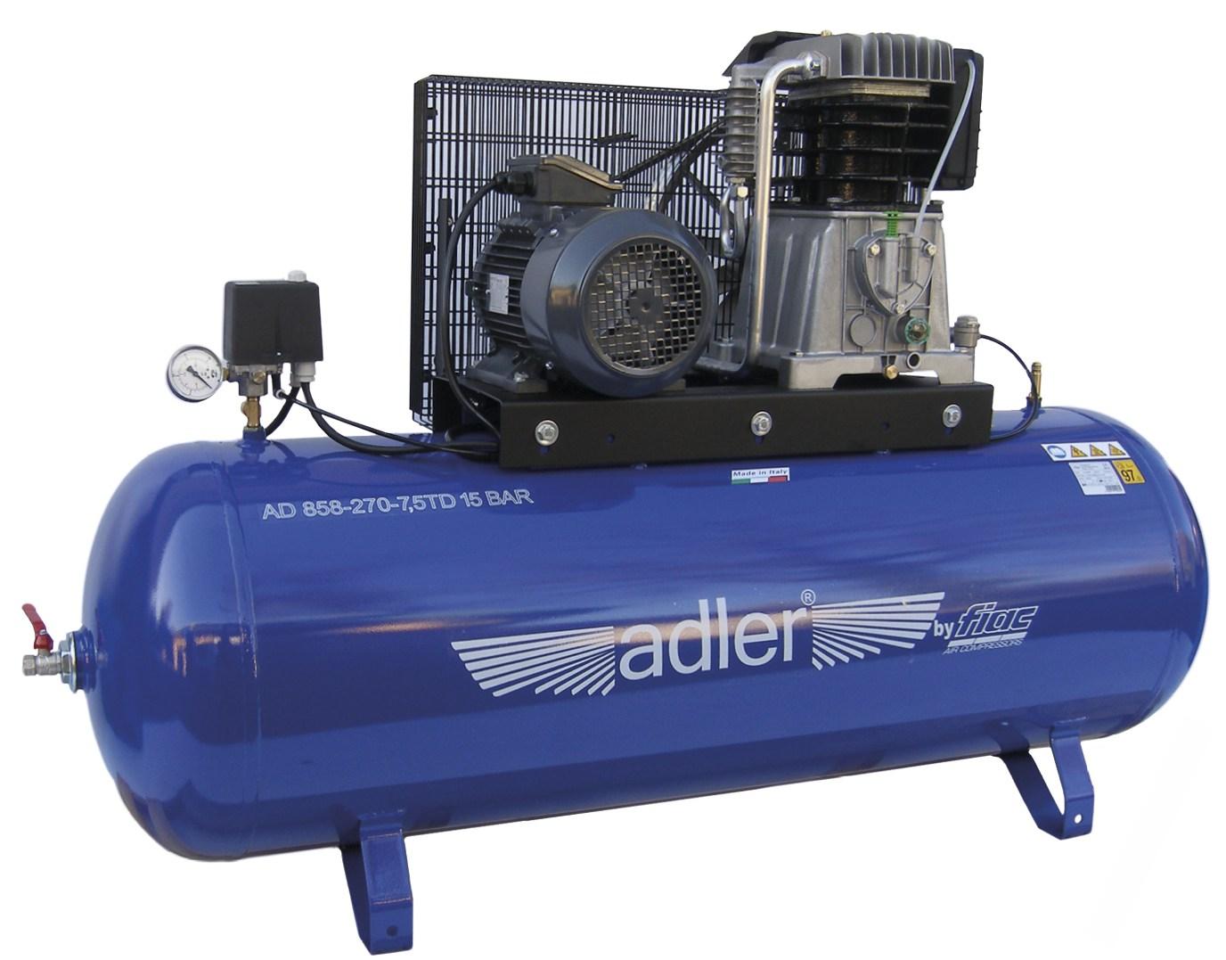 Adler olejový kompresor dvojvalcový AD 858-270-7,5TD 15BAR 270l