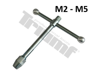 Extra pevný držiak na závitníky M2-M5, dlhý - 200mm, hnací 6hran - 10mm TRIUMF