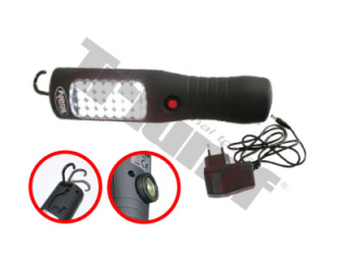 Profesionálne LED diódové svietidlo nabíjateľné + adaptér 230 V TRIUMF