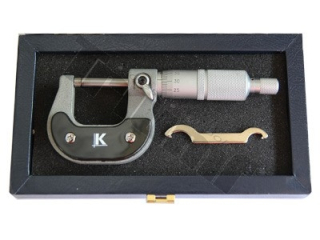 Strmeňový mikrometer 0-25 mm, 0,01, DIN 863 TRIUMF