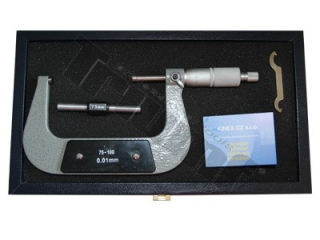 Strmeňový mikrometer 75-100 mm, 0,01, DIN 863 TRIUMF