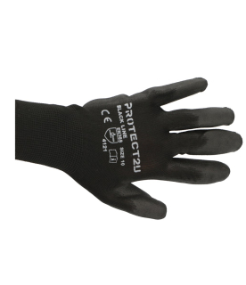 Pracovné rukavice PROTECT2U čierne S9