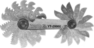 YATO Šablóna závitová pre metrický závit od 0,25 - 6,0 mm 60 °, 24 ostí  