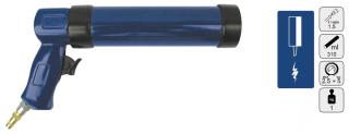 Pneumatická pištoľ na silikón AD-195
