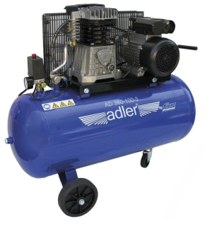 Adler olejový kompresor dvojvalcový AD 360-100-3 100l 10 bar