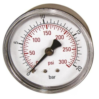 Manometer 1/4 ″ priemer 63 mm 0-12 Bar