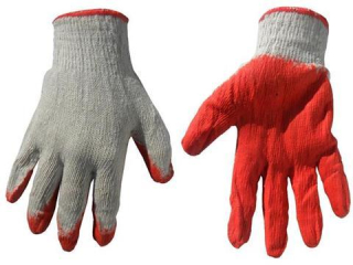 Pracovné rukavice č.9 červené