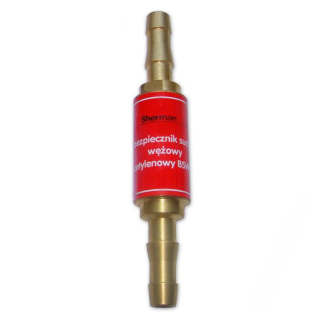Poistný plynový ventil na hadicu acetylén BSW1-A