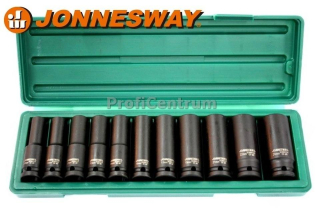 Nástrčné kľúče úderové dlhé 10-24mm 1/2' Jonnesway