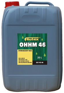 Hydraulický olej AUTEX OHHM46 20L pre dvojstĺpové zdviháky