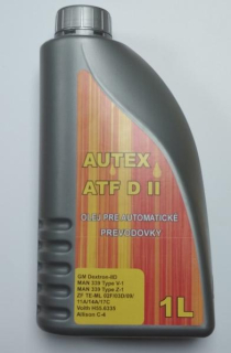 Prevodový olej AUTEX ATF DII 1L vhodný pre hydraulické náradie