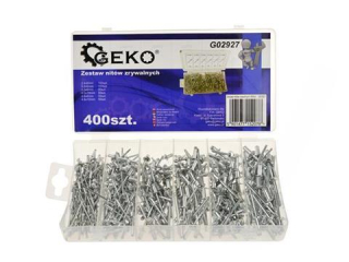 Sada hliníkových nitov 400 ks Geko