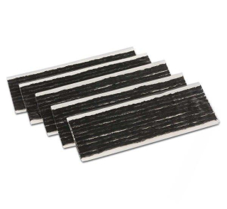 Opravné knôty tenké čierné 50ks 20 cm, 3-5mm