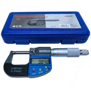 Mikrometer 0-25 LCD VERKE