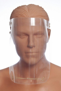 Plastový ochranný štít tváre GEKO