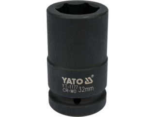 Nástrčný kľúč YATO pre rázový uťahovák dlhý 1" 32 mm