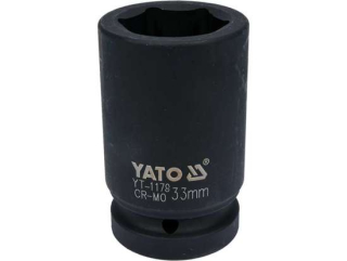 Nástrčný kľúč YATO pre rázový uťahovák dlhý 1" 33 mm