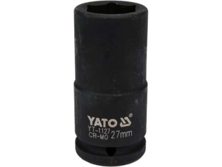 Nástrčný kľúč YATO pre rázový uťahovák dlhý 3/4'' 27 mm