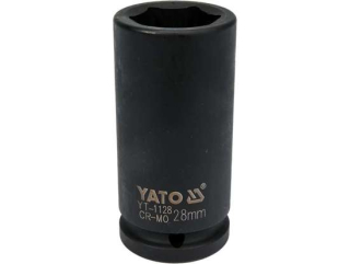 Nástrčný kľúč YATO pre rázový uťahovák dlhý 3/4'' 28 mm