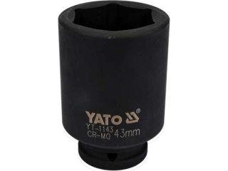 Nástrčný kľúč YATO pre rázový uťahovák dlhý 3/4'' 43 mm