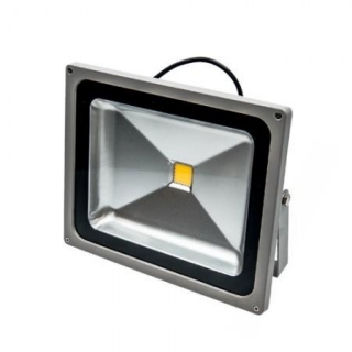 LED reflektor 50W - šedý - studená biela